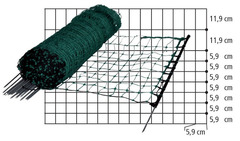 EuroNetz Rete per Conigli-/Hobby Verde 65/1-15/N-50 m GALLAGHER per Recinzioni Elettriche - 2