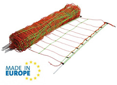 EuroNetz Combo Rete per Ovini Arancio 105/1W14/V-50 m GALLAGHER per Recinzioni Elettriche