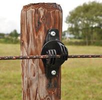 Isolatore a 'W' Super Bianco/Nero per Legno Confezione 175 Pz. GALLAGHER per Recinzioni Elettriche - 4