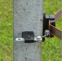 Piastra Isolatore d'Angolo per Fettuccia TurboStar Cavallo Confezione 5 Pz. GALLAGHER per Recinzioni - 3