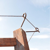 Distanziatore Pigtail 17,5 cm Bianco/Terra Confezione 10 Pz. GALLAGHER per Recinzioni Elettriche - 4