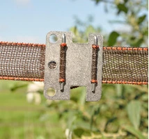 Connettore per Nastro/Fettuccia da 20/40 mm Confezione 5 Pz. in Acciaio Inox GALLAGHER per Recinzion