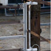 Cancello in Metallo Elettrificabile Regolabile da 2,5 fino a 4,5 m GALLAGHER per Recinzioni Elettric - 3