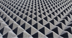 Pannello Piramidale Fonoassorbente in Poliuretano Espanso per Isolamento Acustico - 100x100xH5 cm - 3