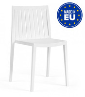 Set 4 Sedie Elite da Giardino Bar Cucina Ristorante Sedia Poltrona in Polipropilene Vari Colori