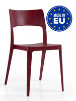 Set 4 Sedie Vanity Design da Giardino Cucina Bar Ristorante Poltrona Sedia in Polipropilene Vari Col