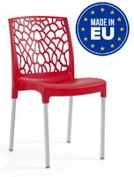 Set 4 Sedie Sophie da Giardino Cucina Bar Ristorante Poltrona Sedia in Polipropilene Vari Colori