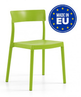 Set 4 Sedie Lilly Design da Giardino Cucina Bar Ristorante Poltrona Sedia in Polipropilene Vari Colo