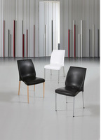 Set 4 Sedie Cindy con Gambe in Alluminio Design da Giardino Cucina Bar Ristorante Poltrona Sedia in  - 2