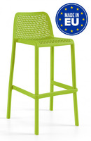 Set 4 Sedie Alte Sgabello Oxy da Giardino Cucina Bar Ristorante Poltrona Sedia in Polipropilene Vari