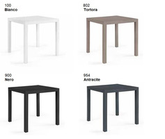 Tavolo Woody Design da Giardino Cucina Bar Ristorante in Polipropilene in Vari Colori - 3