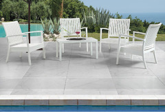 Tavolo Woody Lungo Basso d'Appoggio Design da Giardino Cucina Bar Ristorante in Polipropilene in Var - 2