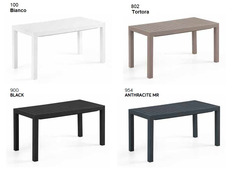 Tavolo Woody Lungo Basso d'Appoggio Design da Giardino Cucina Bar Ristorante in Polipropilene in Var - 3