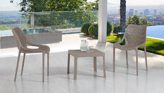 Tavolo Oxy Basso d'Appoggio Design da Giardino Cucina Bar Ristorante in Polipropilene in Vari Colori - 2