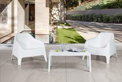 Tavolo Oxy Basso Lungo d'Appoggio Design da Giardino Cucina Bar Ristorante in Polipropilene in Vari  - 2