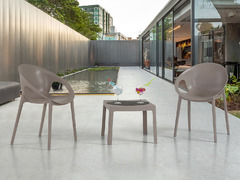 Tavolo Sunrise Basso d'Appoggio Design da Giardino Cucina Bar Ristorante in Polipropilene in Vari Co - 2