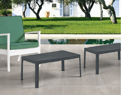 Tavolo Sunrise Lungo Basso d'Appoggio Design da Giardino Cucina Bar Ristorante in Polipropilene in V - 2