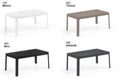 Tavolo Sunrise Lungo Basso d'Appoggio Design da Giardino Cucina Bar Ristorante in Polipropilene in V - 3