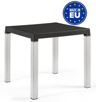 Tavolo Diva con Gambe in Alluminio Design da Giardino Cucina Bar Ristorante con Top in Polipropilene