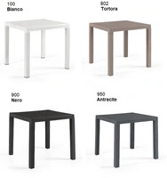 Tavolo Diva Design da Giardino Cucina Bar Ristorante con Gambe e Top in Polipropilene Vari Colori - 3