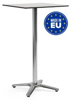 Tavolo Minho Alto con Piede Centrale in Alluminio Design da Giardino Cucina Bar Ristorante con Top i