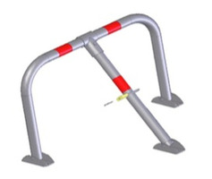 DISSUASORE MECCANICO DI SOSTA PER PARCHEGGIO ECONOMY - Confezione da 10 pezzi - 2