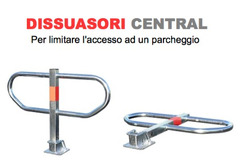 DISSUASORE MECCANICO DI SOSTA PER PARCHEGGIO CENTRAL - Confezione da 10 pezzi