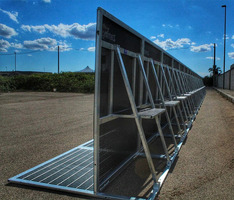 BARRIERA ANTIPANICO SECURITY PER EVENTI IN ALLUMINIO 100X120X120  cm - Confezione da 25 pezzi - 3