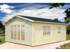 Casetta da Giardino in Legno d' Abete Nordico(44mm) - 360x550cm - 3