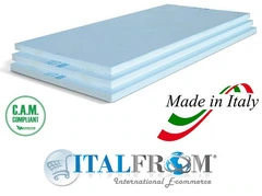 Pannello in XPS 'Polistirene Estruso Sinterizzato' per Isolamento Termico -125x60x4 cm - 2