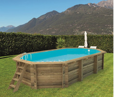Piscina Ottagonale Fuori Terra in Legno di Pino Impregnato Classe IV 657x407 - Italfrom - 4
