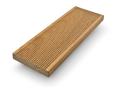 Listone Pavimento in Legno 'Decking' Impregnato - Trattato Classe IV - Dimensioni 2,7x14,5x300 cm