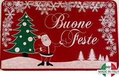 Zerbino Tappeto Stella Natalizio 40 X 67 cm