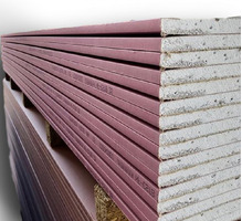 5 Pannelli in Cartongesso Gypsotech Focus DFI - 1,20 m x 1,00 m - Spessore 12,5 mm - Ignifugo - 2