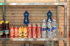 RIPIANO LISCIO PER SCAFFALATURE INOX L 100 X 50 CM ,COMPLETO , PORTATA 145  Kg - 2