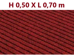 Tappeto Zerbino Carpet  Sanificante Smeraldo Rosso per Casa Hotel - H 0,50 X 0,70