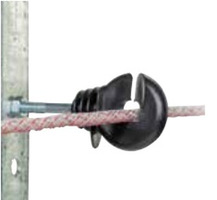 Isolatore ad Anello Nero per Picchetti in Metallo ITALFROM Confezione 25 Pezzi per Recinzioni Elettr - 2