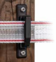 Isolatore per Fettuccia fino a 40 mm. ITALFROM Confezione 25 Pezzi per Recinzioni Elettriche - 2