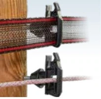 Isolatore Multiplo Avvitabile per Filo,Corda e Fettuccia ITALFROM Confezione 25 Pezzi per Recinzioni - 2