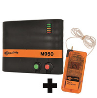 Elettrificatore a Rete GALLAGHER M950 a Corrente 230V/9,5 J Voltmetro Gratuito