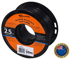 Cavo a Doppio Isolamento GALLAGHER ø2,5 mm L.50 m 35 Ohm/Km per Messa a Terra di Recinti Elettrici