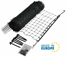 EuroNetz Rete per Conigli-/Hobby Verde 65/1-9/N-25 m GALLAGHER per Recinzioni Elettriche