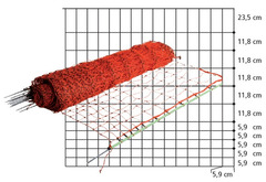 EuroNetz Rete per Pollame Arancio 112/1-15/V-50 m GALLAGHER per Recinzioni Elettriche - 2