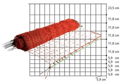 EuroNetz Rete per Pollame Arancio 112/1-15/V-50 m GALLAGHER per Recinzioni Elettriche - 2