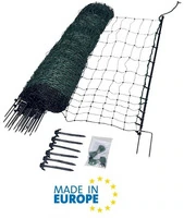 EuroNetz Rete per Pollame Verde 112/2-15/N-50 m GALLAGHER per Recinzioni Elettriche
