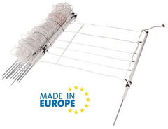 EuroNetz Rete per Cinghiali Bianca 75/1-14/B-50 m GALLAGHER per Recinzioni Elettriche