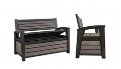 CASSAPANCA HUD IN RESINA CM. 132,7x61,2x89h