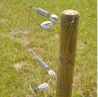 Isolatore di Testa Super Bianco/Nero per Legno Confezione 100 Pz. GALLAGHER per Recinzioni Elettrich - 3