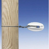 Isolatore di Testa Rinforzato Bianco/Nero Confezione 5 Pz. GALLAGHER per Recinzioni Elettriche