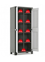 ARMADIO ALTO IN PLASTICA 8 RIPIANI REGOLABILI 80x44x182h MODELLO NATIT - 2